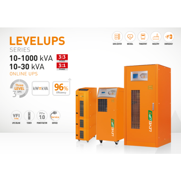 Bộ Lưu Điện UPS 600kVA Online MAKELSAN - LEVELUPS 600KVA